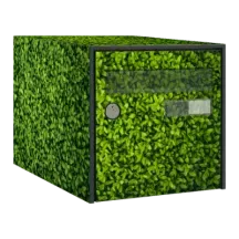 Sticker boîte aux lettres personnalisé Buisson