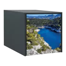 Sticker boîte aux lettres personnalisé Paysage Provence