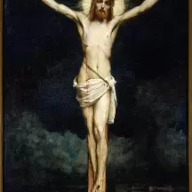 Affiche personnalisée Peinture 19e siècle Jules Elie Delaunay - Christ en croix