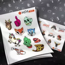 Planche de stickers personnalisés