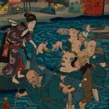 Affiche personnalisée Estampe 19e siècle Utagawa Kuniyoshi - Gōdo