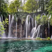 Affiche personnalisée Cascade Nature