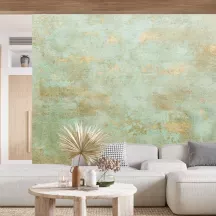 Papier Peint Panoramique Mur Texture vert