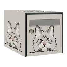 Sticker boîte aux lettres personnalisé Sibérien