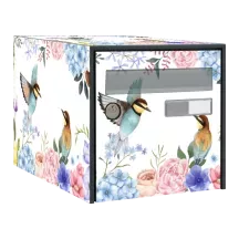 Sticker boîte aux lettres personnalisé Oiseaux