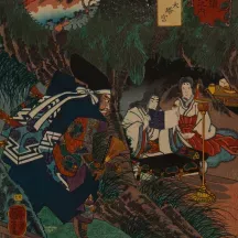 Affiche personnalisée Estampe 19e siècle Utagawa Kuniyoshi - Miyanokoshi