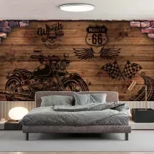 Papier Peint Panoramique Vintage Moto