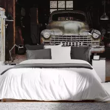 Papier Peint Panoramique Voiture Vintage Garage