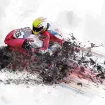 Affiche personnalisée Moto GP