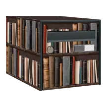 Sticker boîte aux lettres personnalisé Bibliothèque Livres