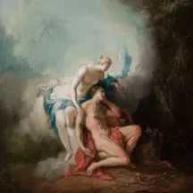 Affiche personnalisée Peinture 18e siècle - Diane et Endymion