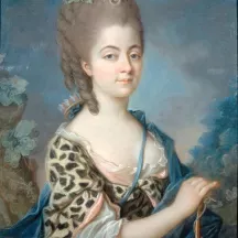 Affiche personnalisée Peinture 18e siècle - Portrait de Marie Aurore de Saxe