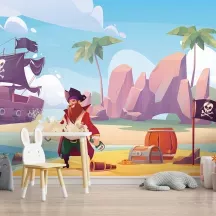Papier Peint Panoramique Pirate Enfant