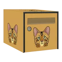 Sticker boîte aux lettres personnalisé Bengal