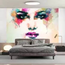 Papier Peint Panoramique Art Visage