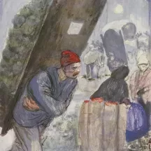 Affiche personnalisée Peinture 19e siècle Théophile Alexandre Steinlen - L’Affaire Crainquebille