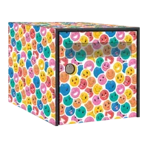 Sticker boîte aux lettres personnalisé Smiley