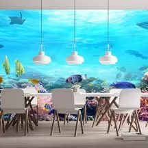 Papier Peint Panoramique Mer Poisson Aquarium