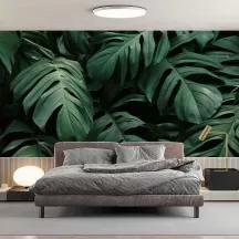 Papier peint Panoramique Feuilles tropicales 2