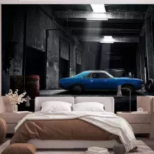 Papier Peint Panoramique Rusty Dodge Garage