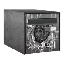 Sticker boîte aux lettres personnalisé tuyaux