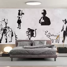 Papier Peint Panoramique Banksy Pêle-Mêle