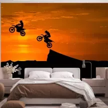 Papier Peint Panoramique Enduro Cross