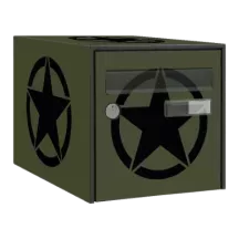 Sticker boîte aux lettres personnalisé Etoile US