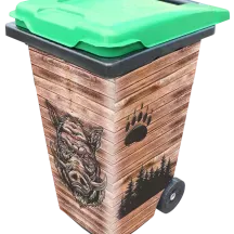 Sticker poubelle personnalisée chasse