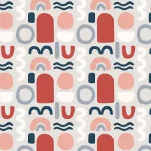 Affiche personnalisée Motifs Arrondis