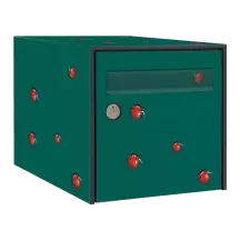 Sticker boîte aux lettres personnalisé Coccinelle 2