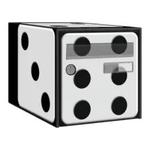 Sticker boîte aux lettres personnalisé Dé à jouer