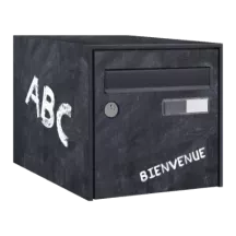 Sticker boîte aux lettres personnalisé craie tableau