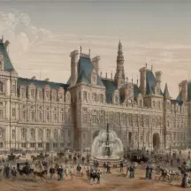 Affiche personnalisée Estampe - Paris Nouveau