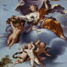 Affiche personnalisée Peinture 18e siècle - Le Triomphe de Flore