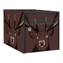 Sticker boîte aux lettres personnalisé Cerf 2