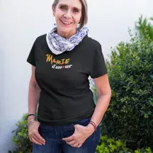 T-shirt femme 100% coton bio - famille - "Mamie d'amour"