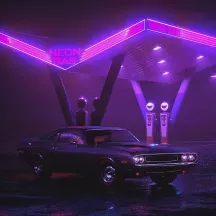 Affiche personnalisée Muscle Car Retro