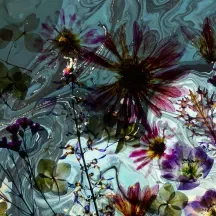 Affiche personnalisée Fleurs Séchées