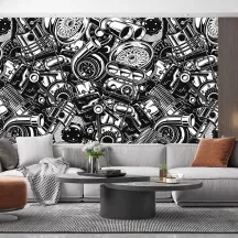 Papier Peint Panoramique Pièce Véhicule Tuning