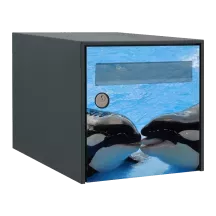 Sticker boîte aux lettres personnalisé Orque