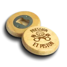 Décapsuleur personnalisé – "Pression et piston"