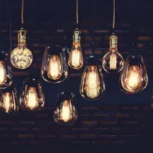 Affiche personnalisée Ampoules