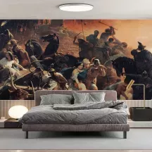 Papier Peint Panoramique Peinture 19e siècle Frédéric-Henri Schopin - Les Derniers jours de Pompéi