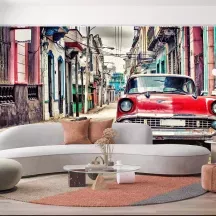 Papier Peint Panoramique Voiture Cuba