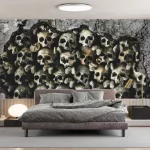 Papier Peint Panoramique Mur de Cranes