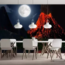 Papier Peint Panoramique Volcan