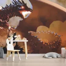 Papier Peint Panoramique Dragon 2