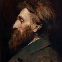 Affiche personnalisée Peinture 19e siècle François Flameng - Portrait d'Auguste Rodin