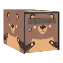 Sticker boîte aux lettres personnalisé Ours